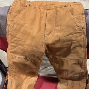 Boys carhartt insulated bibs. Size 5